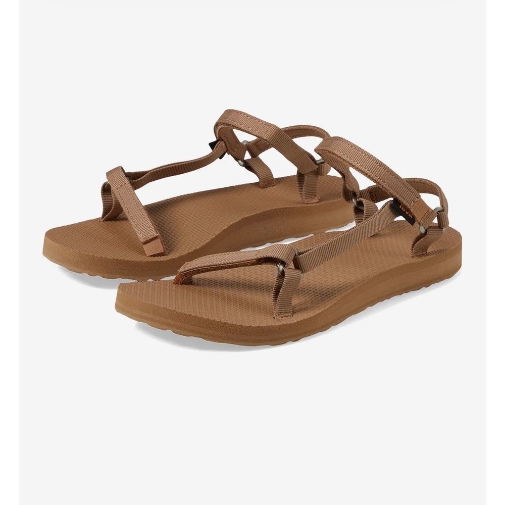NEW Teva Original Universal Slim Sandal Tigers Eye Tan Women's Size 10 1150110
